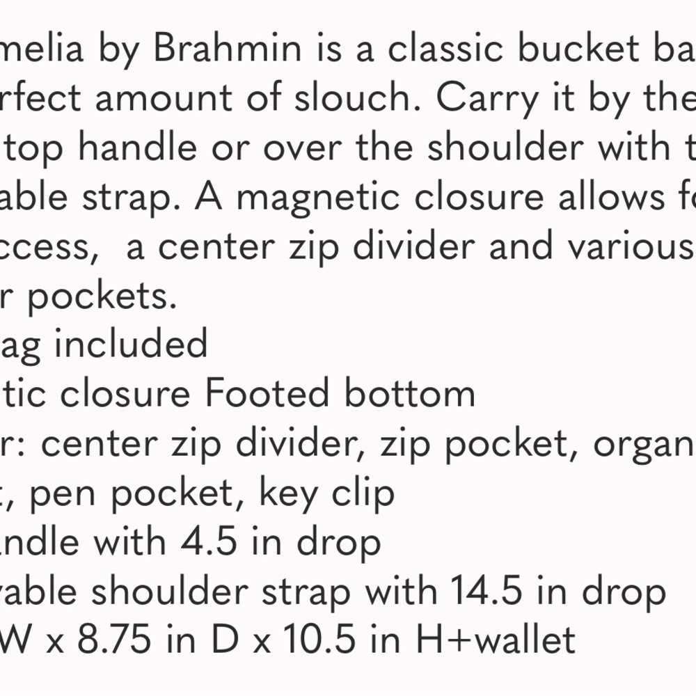 Rare Brahmin “Mother of Pearl” Bucket Bag - Picture 8 of 8